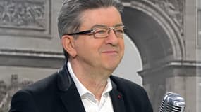 Jean-Luc Mélenchon sur le plateau de BFMTV-RMC, le 7 mars 2016