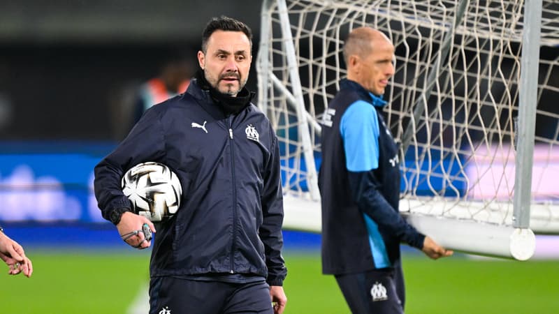 OM: malgré le doute sur son avenir, De Zerbi a bien dirigé l'entraînement