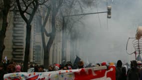 Une manifestation contre la loi Travail à Grenoble, le 31 mars 2016. (Photo d'illustration) 