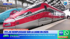 Trenitalia : Paris-Marseille. 75% de remplissage sur la ligne en 2025