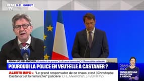 Jean-Luc Mélenchon: "Le ministre n'a rien fait quand il est devenu évident que l'IGPN était devenur une machine à blanchir"