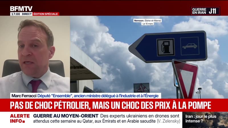 Prix du carburant: "À court terme, l'enjeu est d'essayer d'agir sur les prix de marché", recommande Marc Ferraci, député "Ensemble"