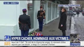 Emmanuel Macron rend hommage aux victimes de l'Hyper Cacher, trois ans après l'attentat