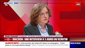 Marie Toussaint (Les Écologistes): "Le problème, c'est la répétition des interventions impromptues du président de la République"