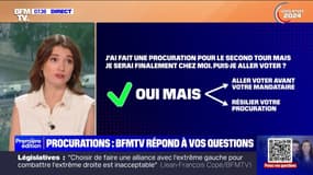 Faire une procuration, où se rendre pour valider sa demande ou comment la résilier... BFMTV répond à vos questions