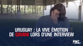 Uruguay : La vive émotion de Cavani lors d'une interview 