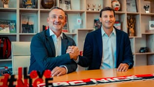 Franck Haise lors de sa prolongation à Nice, le 5 septembre 2025