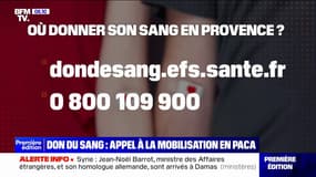 Don du sang: appel à la mobilisation en région Paca