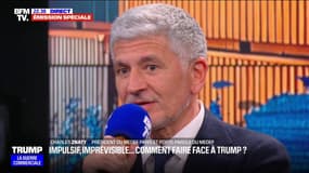 Annonces de Donald Trump: "Si elles devaient être appliquées, elles auraient des conséquences très préoccupantes sur l'économie française", affirme Charles Znaty, porte-parole du Medef