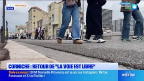 Marseille: la corniche à nouveau piétonnisée pour le retour de "La voie est libre"