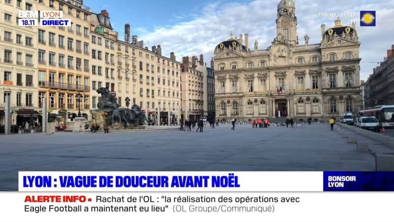 Lyon : vague de douceur avant Noël