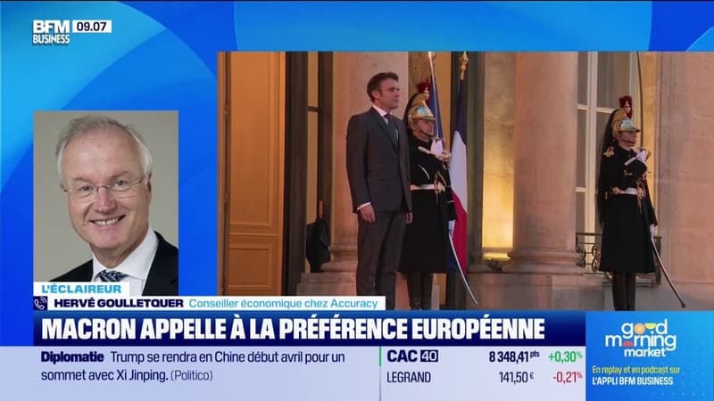 Macron appelle à la préférence européenne 🇪🇺