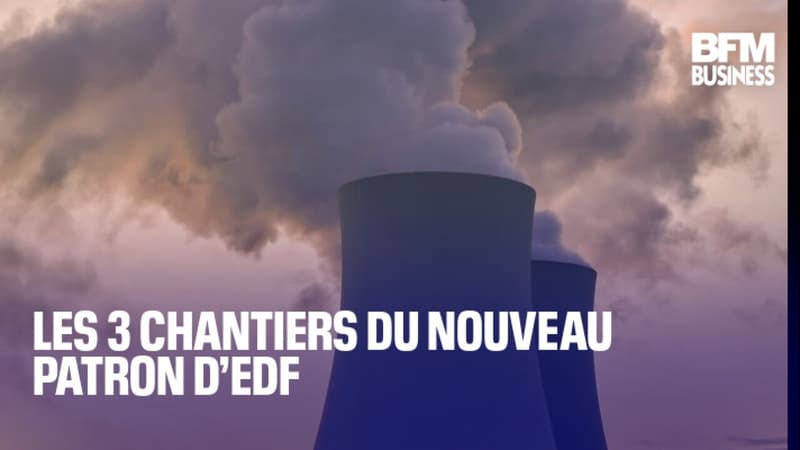 Les 3 chantiers du nouveau patron d'EDF