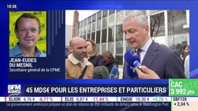 Virus: 45 milliards d'euros pour les entreprises et les particuliers (2/2) - 17/03