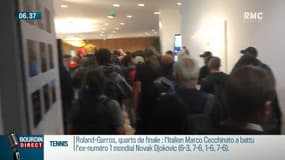 Les cheminots ont envahi le siège de la SNCF après le vote au Sénat de la réforme