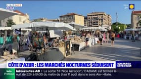 Côte d'Azur: le succès des marchés nocturnes