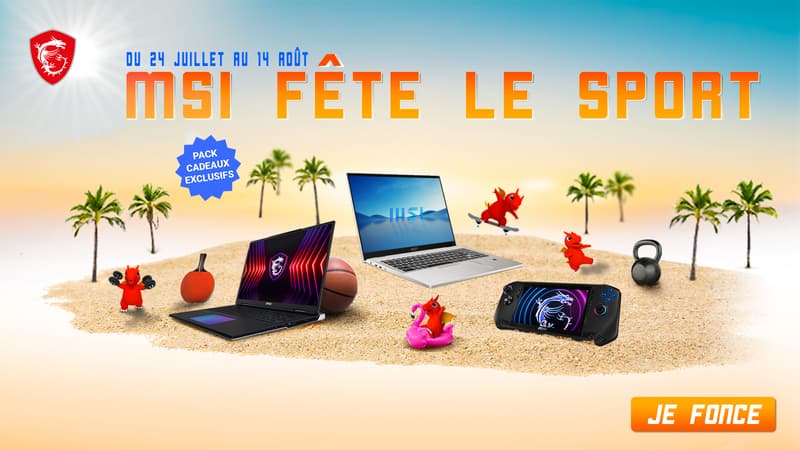 MSI fête le sport : découvrez des offres exceptionnelles sur ces PC portables