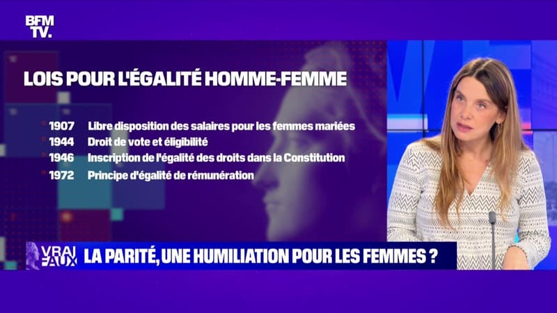 La parité, une humiliation pour les femmes? - 23/10