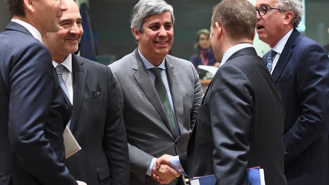 Mario Centeno, le président de l'Eurogroupe.