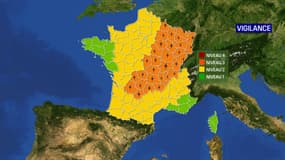 31 départements ont été placés en vigilance orange par Météo France. 