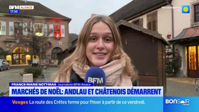 Le marché de Noël d'Andlau ouvrira ses portes samedi à 11 heures