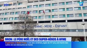 Bron : le Père Noël et des super-héros à l'HFME