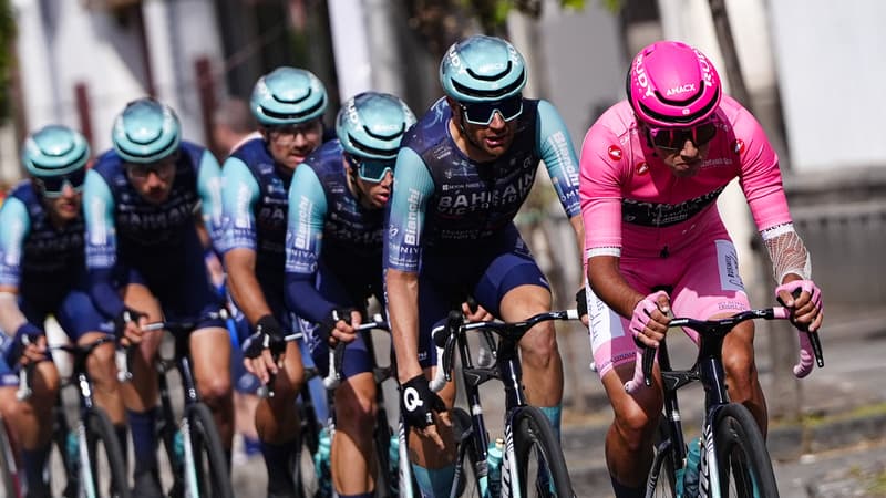 Afonso Eulalio en rose sur le Giro 2026 2290360