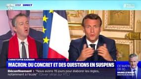 L’édito de Christophe Barbier: Macron, du concret et des questions en suspens - 14/04