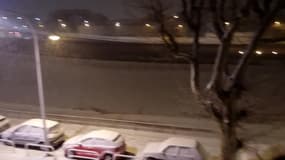 Chutes de neige à Nice : circulation difficile  - Témoins BFMTV