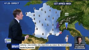 La météo pour ce samedi 9 décembre 2017