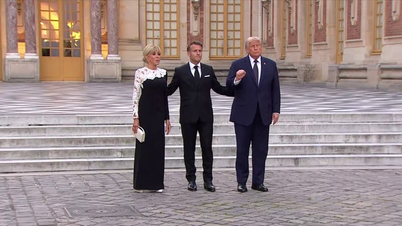 Donald Trump a signé l'accord entre les États-Unis et l'Iran depuis le château de Versailles