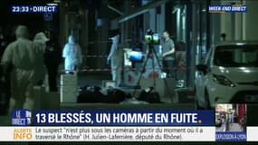 Explosion à Lyon: les inspecteurs de la police scientifique sont toujours sur place 