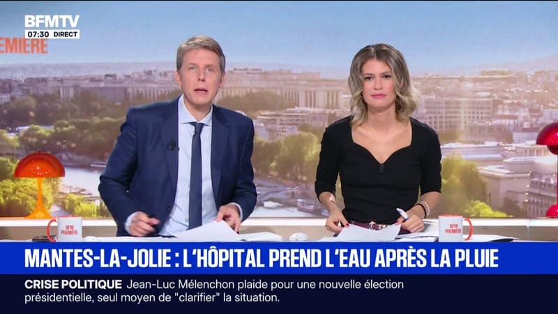 Mantes-la-Jolie: les syndicats alertent sur l'Ã©tat de l'hÃ´pital, menacÃ© d'inondation