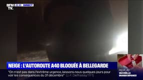 A40 bloquée: "On a réussi à faire évacuer quelques véhicules dans le sens de circulation vers Lyon", selon le directeur du réseau ATMB