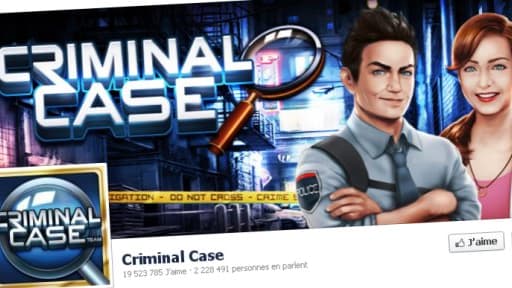 Criminal Case, produit par une petite start-up française, est le deuxième jeu le plus populaire sur Facebook.