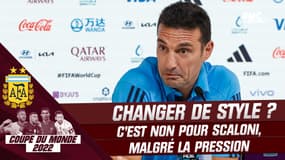 Argentine - Mexique : Malgré la pression, Scaloni ne veut pas "changer de style de jeu"