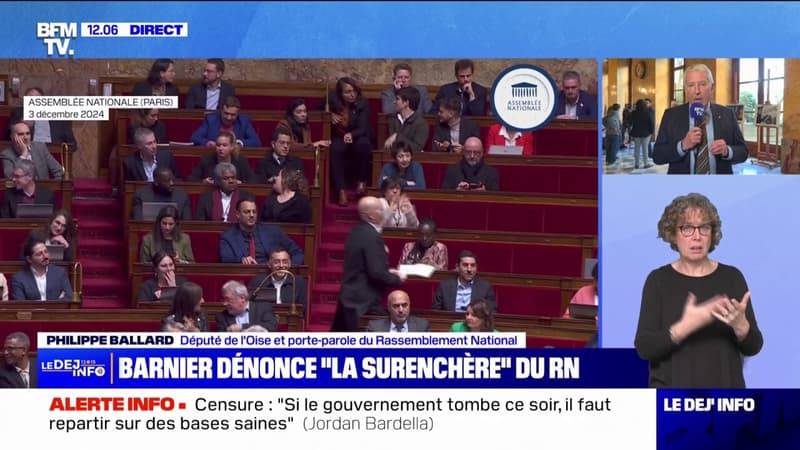 Motion de censure: 