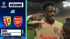 Résumé : Lens 2-1 Arsenal - Ligue des champions (2e journée)