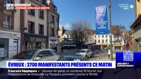 Évreux: 3700 manifestants ce mardi matin