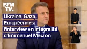  Européennes, guerre en Ukraine, Gaza: l'interview d'Emmanuel Macron 