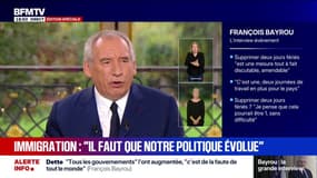 "La taxe Zucman est une menace sur les investissements en France", déclare François Bayrou qui dénonce le "nomadisme fiscal"