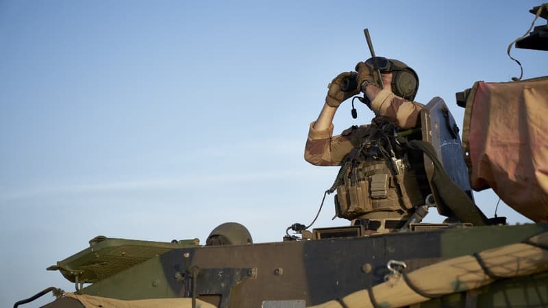 Un soldat français de l'opération Barkhane