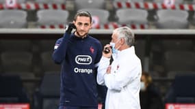 Adrien Rabiot et Didier Deschamps