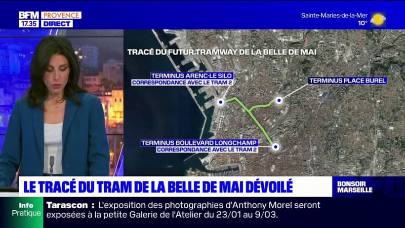 Marseille: le tracé du tramway de la Belle de Mai dévoilé