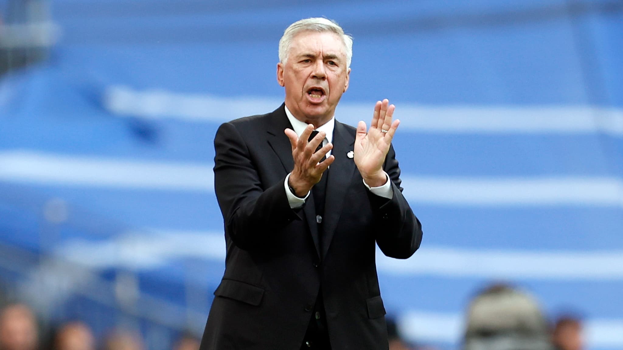 Carlo Ancelotti lors de Real Madrid-Athletic Bilbao (1-1), le 4 juin 2023 Carlo Ancelotti lors de Real Madrid-Athletic Bilbao (1-1), le 4 juin 2023