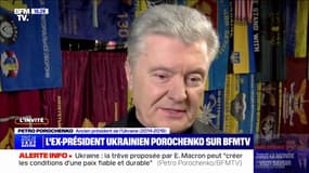 Petro Porochenko, ex-président de l'Ukraine: "Je serais ravi de me rendre sur la ligne de front avec Emmanuel Macron"