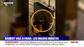 Banksy volé à Paris: les images inédites
