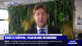 Plan blanc en Gironde: le directeur de l'ARS témoigne de la difficulté de "trouver des lits" aux urgences