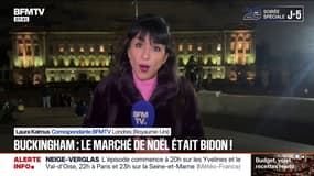 Des touristes trompés par un faux marché de Noël devant Buckingham Palace généré par IA