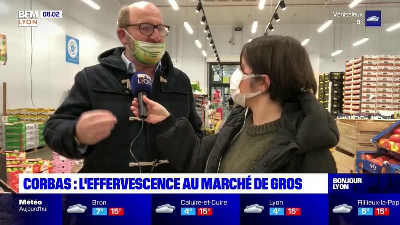 Corbas: l'effervescence au marché de gros
